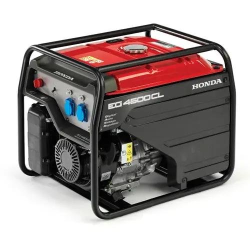 Honda EG4500CL Portable Generator with GX Engine and Digital Auto Voltage Regulator 4500 Watt Output